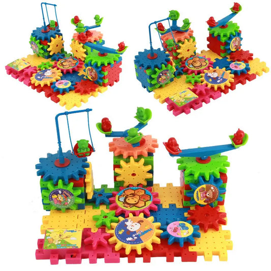 Brinquedo de Construção com Engrenagens