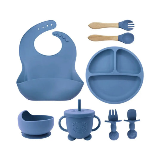 Talheres de silicone infantil